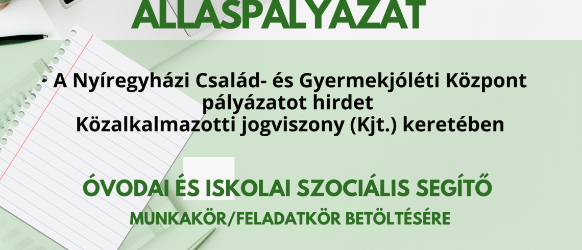 Álláslehetőség