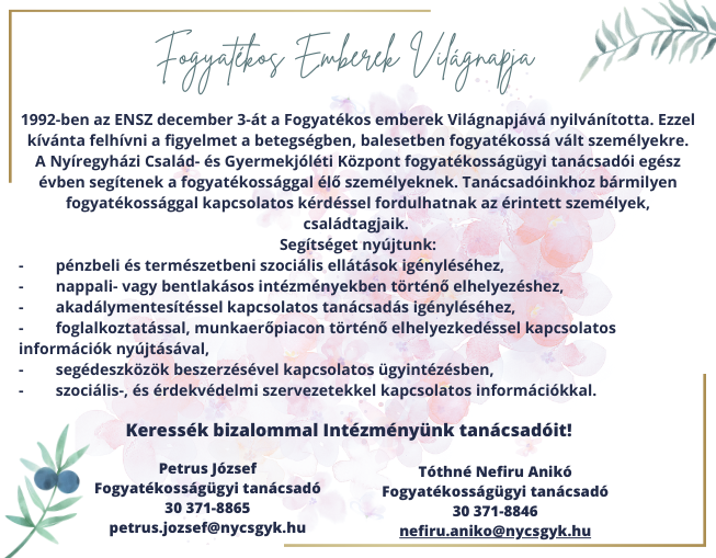 Fogyatékos Emberek Világnapja